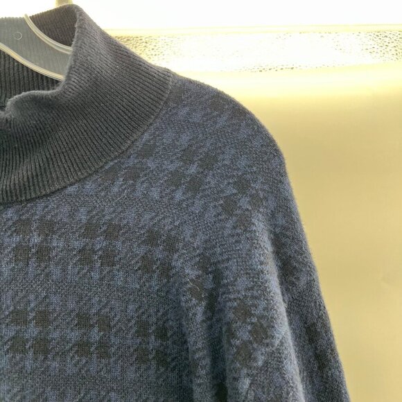 Bonobos Men's 1/4 Zip Pullover Sweater Blue Print Size XL - Picture 3 of 9